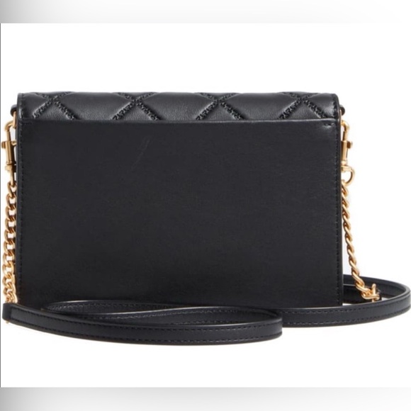NWOT Tory Burch Black Quilted Crossbody Bag - Picture 2 of 16